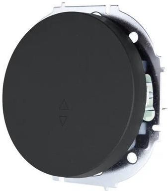 Механизм выключателя проходной LEZARD OSEN Осень 1 клавиша, 10А,  СП, черный бархат ,б/рамки купить в СОМ