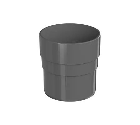Муфта трубы ПВХ ТехноНиколь ОПТИМА, серый RAL7024 купить в СОМ