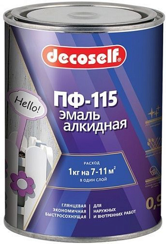 Эмаль ПФ-115 Pufas Decoself, бежевый, 0.9 кг купить в СОМ