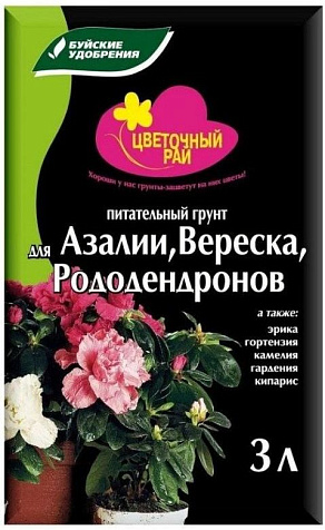 Грунт для Азалий 3л Цветочный рай купить в СОМ