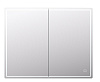 Зеркало-шкаф Vigo Geometry 800, белый, с подсветкой купить в СОМ