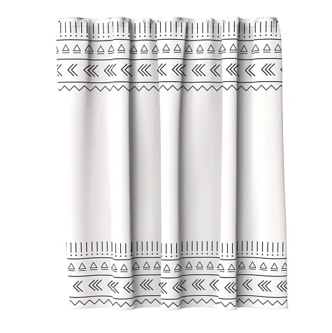 Штора для ванной Lemer LEM-PH-SNOW, 180 х180 см купить в СОМ