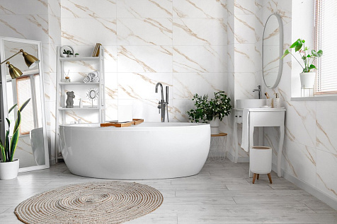 Керамогранит Global Tile Amorantes  Белый, 400х800х8 мм, 4 шт. - 1.28 кв. м GT408017403MSR11 купить в СОМ