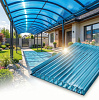 Поликарбонат сотовый 2100х6000х4мм, плотность 0,65кг/м2, синий купить в СОМ