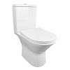 Унитаз-компакт Azario Fretta AZ-1223B, безободковый, сиденье полипропилен микролифт купить в СОМ