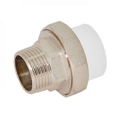 Американка d 25х1/2" наружная резьба, полипропилен купить в СОМ