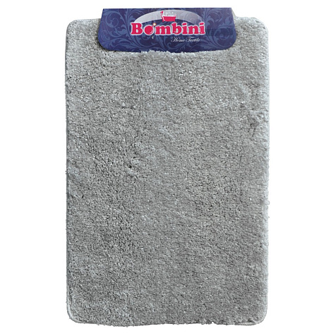 Коврик для ванной Bombini Soft Shaggy 50 х80 см, светло-серый купить в СОМ