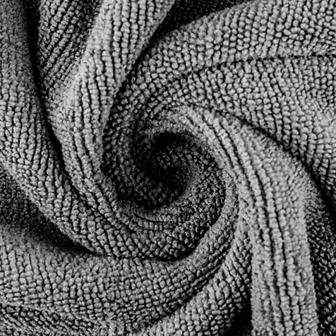 Салфетка Avikomp 30х30 для стекол двухсторонняя микрофибра Графит купить в СОМ