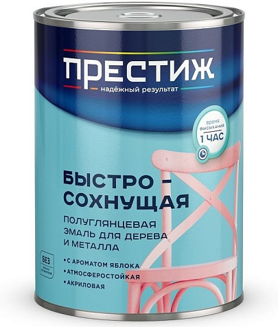 Эмаль акриловая Престиж, полуглянцевая, бежевая, 0.9 кг купить в СОМ