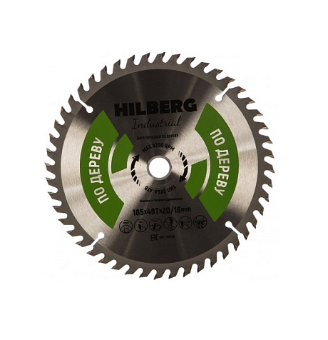 Диск пильный Hilberg Industrial, 185×20/16мм, 48T купить в СОМ