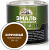 Эмаль ПФ-115 Эксперт, коричневый, полуматовый, 1.8 кг купить в СОМ