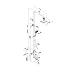 Система душевая Iddis Zodiac X ZDXSB3Fi06, тропический душ, смеситель купить в СОМ