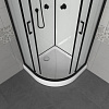 Кабина душевая Triton Прайм-Блэк-Вельвет М3 А, 90 х90 см, низкий поддон купить в СОМ