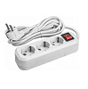 Удлинитель ОНЛАЙТ OPE-S-03-1000-ESC-3x1  3 гн, 10 м, СЗ, выкл 16А IP20 белый купить в СОМ