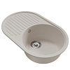 Мойка каменная Mixline ML-GM16, 730 х460 х180 мм, врезная, белый купить в СОМ