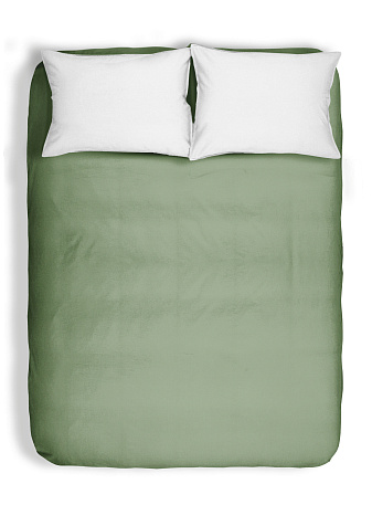 Простыня Niteva Евро Макси 220х240 Поплин базилик купить в СОМ