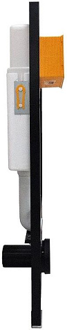 Инсталляция Loranto Prestige 4551, унитаз Grado AZ-0046N-MB, безободковый, черный, сиденье микролифт, без кнопки купить в СОМ