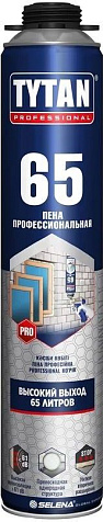 Пена монтажная профессиональная Tytan Professional 65, летняя, 750 мл купить в СОМ