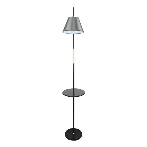 Светильник напольный 1069/1 BK+GRAY 220V 15W E27 купить в СОМ