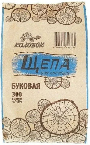 Щепа для копчения КОЛОБОК Буковая 300гр. купить в СОМ