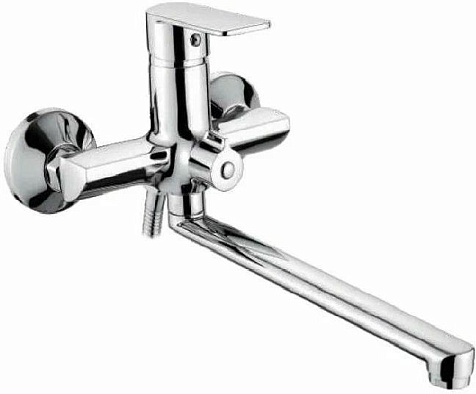 Смеситель для ванны Vadoom V822803-1, цинковый сплав, хром купить в СОМ