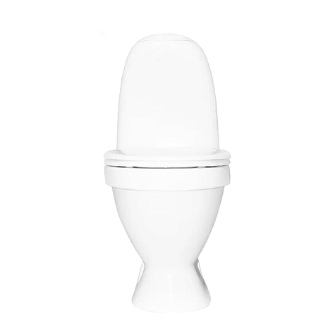 Унитаз-компакт Санита Виктория Эконом белый, арматура, сиденье купить в СОМ