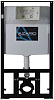 Инсталляция Azario AZ-8010-1000, унитаз Trevi  AZ-0093UQ3 торнадо, сиденье микролифт, без кнопки купить в СОМ