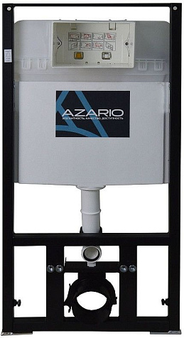 Инсталляция Azario AZ-8010-1000, унитаз Trevi  AZ-0093UQ3 торнадо, сиденье микролифт, без кнопки купить в СОМ