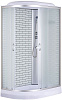 Кабина душевая Loranto CS-66120-13R FW, 120 х80 х215 см, поддон низкий, белый кирпичный узор купить в СОМ