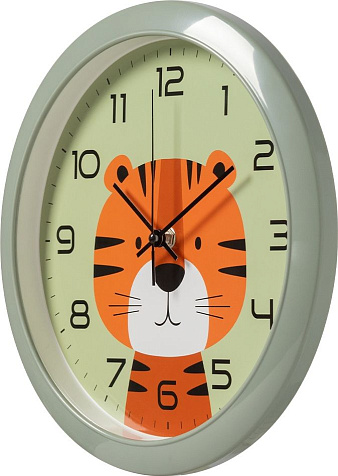 Часы настенные Тигренок d30см корпус оливковый купить в СОМ