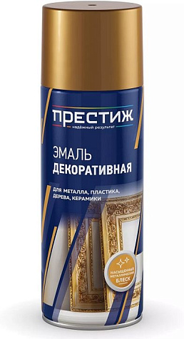 Эмаль аэрозольная Престиж универсальная декоративная, металлик медь 520 мл купить в СОМ