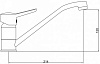 Смеситель для мойки Gross Aqua Alfa 3210313C-G0110 купить в СОМ